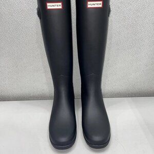 NEW HUNTER Women’s Refined Tall Rain Boots – Blue